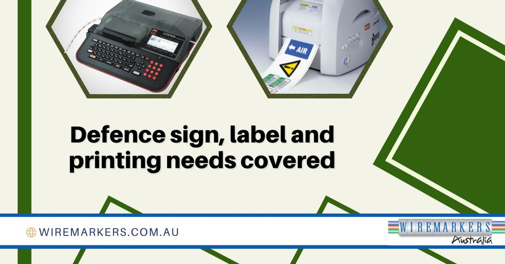 Defence sign, label and printing needs covered