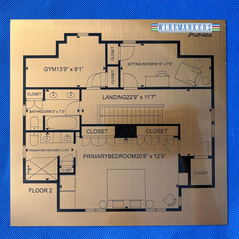 Bronze Paintfill Plate