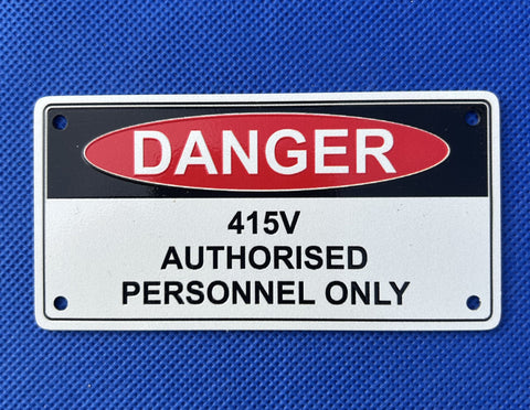 Danger Paintfill Label