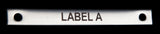 Stainless Steel label 70mm x 8mm x 1.5mm 2 holes TYPE A Bureau