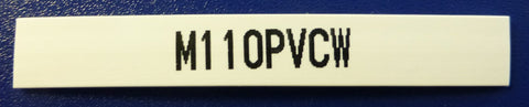 LM PVC Flat White Tag Rolls for cables 10mm