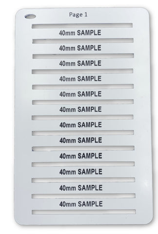 Ferrule Tag / Core Marker White Smartmark® 40mm x 4mm (600)