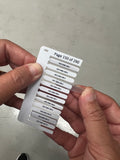 Ferrule Tag / Core Marker White Smartmark® 23mm x 4mm (600)