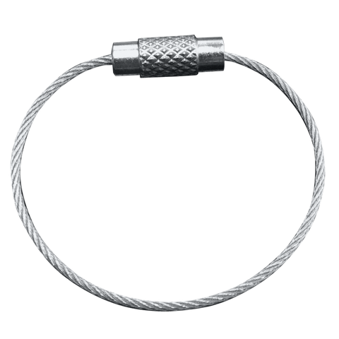 Stainless Steel Smart Ring Ties 100mm x 1mm OD with screw