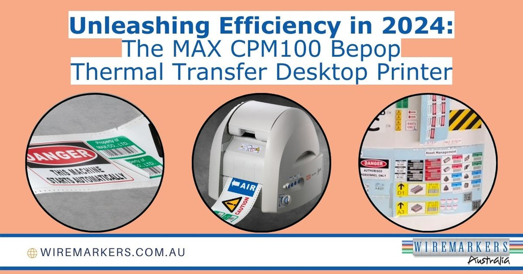 Unleashing Efficiency in 2024: The MAX CPM100 Bepop Thermal Transfer Desktop Printer