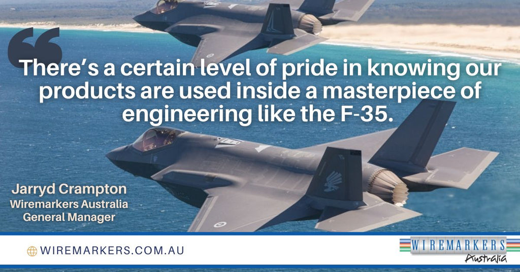 Supplying Labels for Australia’s F-35 Jets