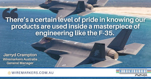 Supplying Labels for Australia’s F-35 Jets