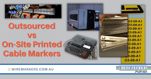 Outsourced vs On-Site Printed Cable Markers