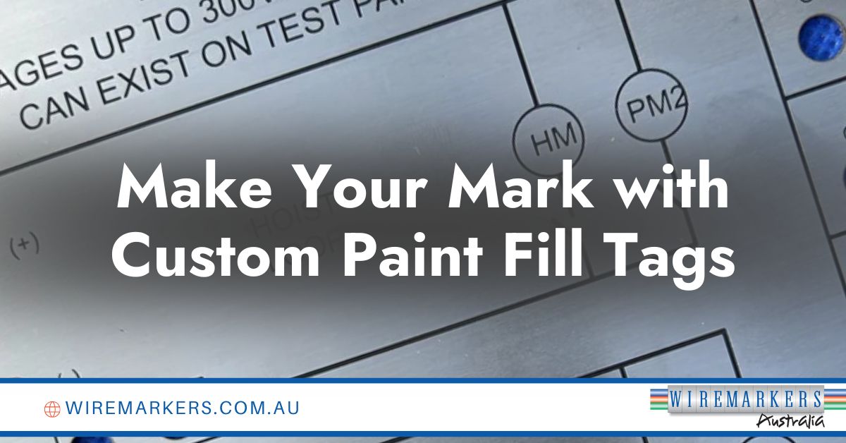 Make Your Mark with Custom Paint Fill Tags – Wiremarkers™ Australia