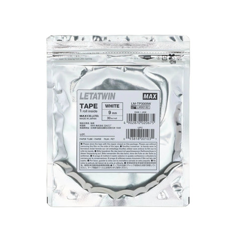 LM-TP3009W Polyester Tape WHITE 9mm