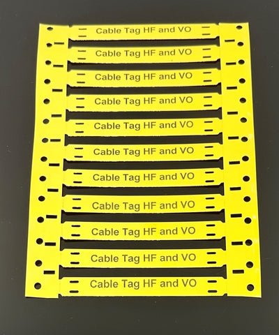 Line Charge Tag Cable Tags HF/VO for Rail/Mines – Wiremarkers™ Australia