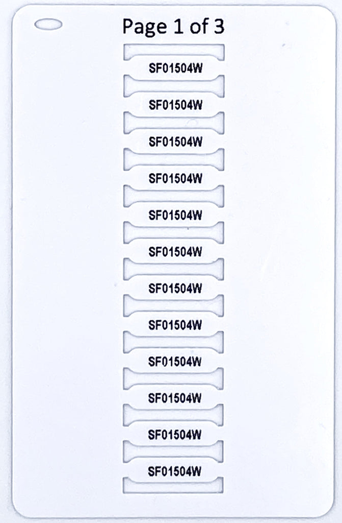 Smartmark® Ferrule Wire Marker White 15mm x 4mm PRINTED – Wiremarkers ...