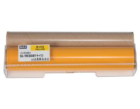 Max Ribbon Refill CPM 200 Yellow SL-TR208T