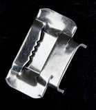 Stainless Steel toothed buckle 19mm x 1.5mm