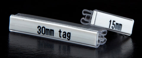 4.1mm flat PE white ferrule tag