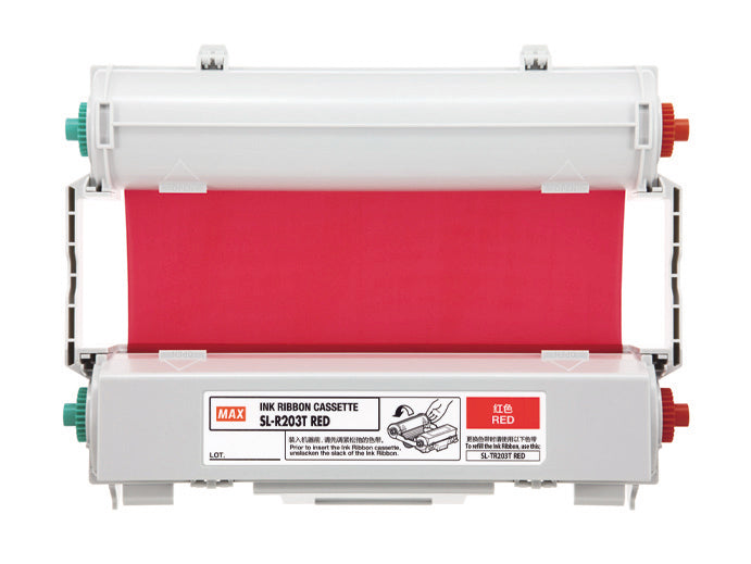 Max Ribbon CPM 200 SL-R203T red – Wiremarkers™ Australia