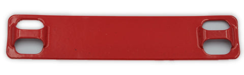 Stainless Steel tag 316 90mm x 19mm RED