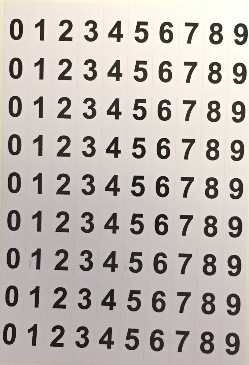 WMA Telstra numbers 0 - 9 – Wiremarkers™ Australia